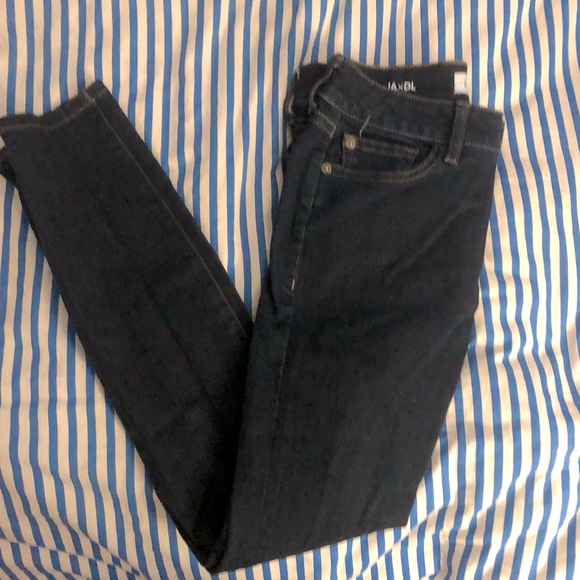 JaxDL DL1961 No.3 Instasculpt Skinny Dark Wash Jean Great Condition retail $178 - Picture 10 of 10